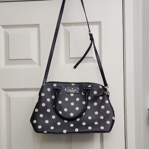 Kate Spade Black and Cream Polka Dot Women's Bag